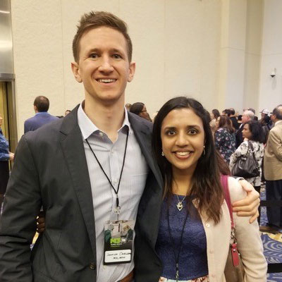 Joshua Carlson and Natasha Mozumdar